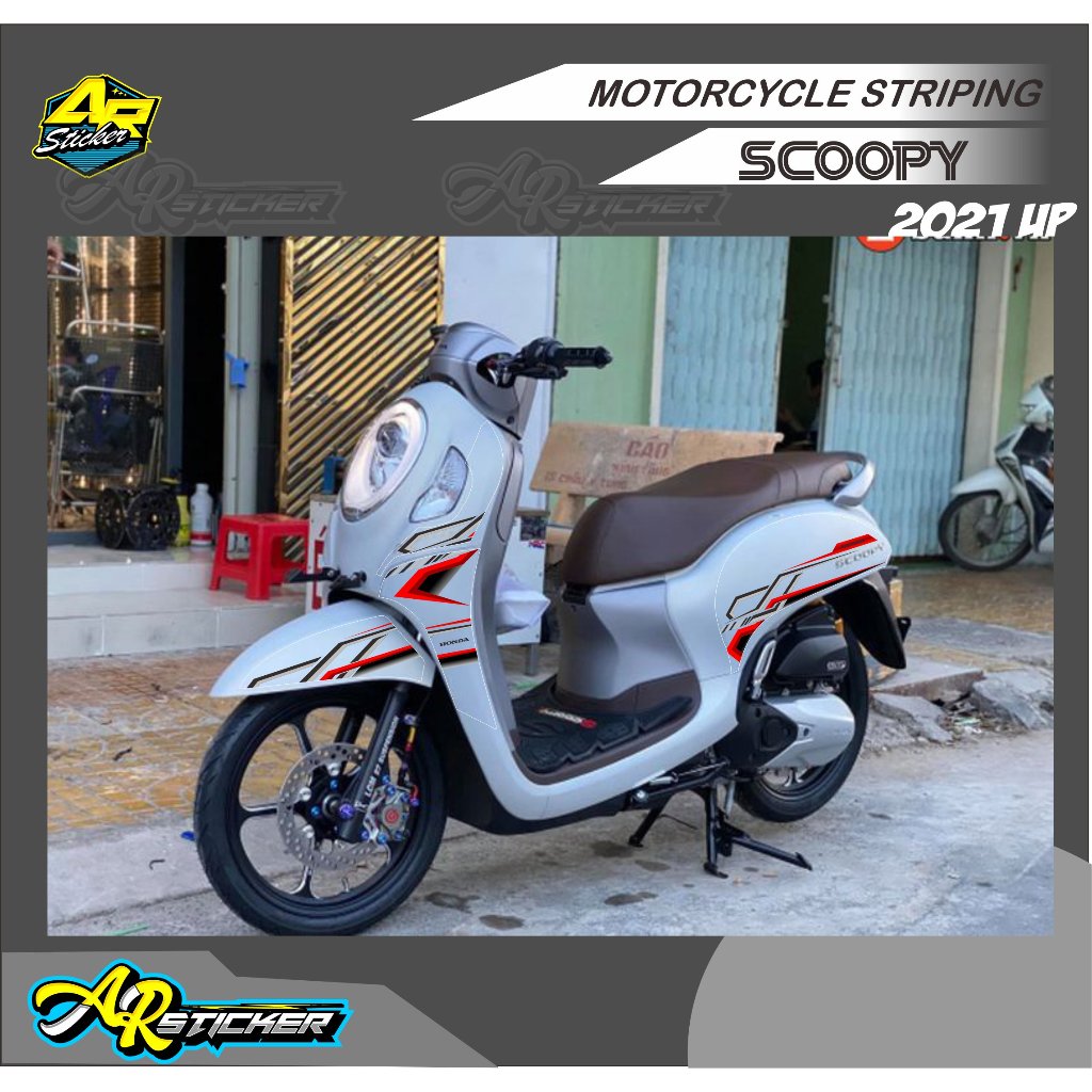 stiker scoopy - Striping Scoopy / stiker scoopy 2023 / striping scoopy 2021 / striping scoopy 2021 v
