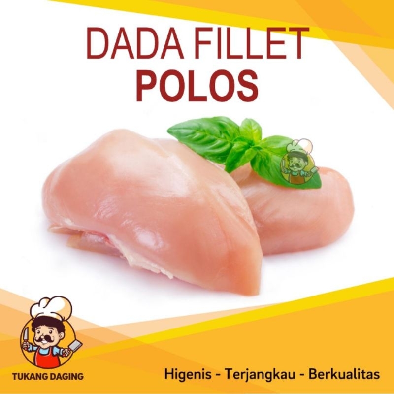 

Dada ayam fillet polos Fresh 1kg / boneless Dada filet polos fresh 1kg