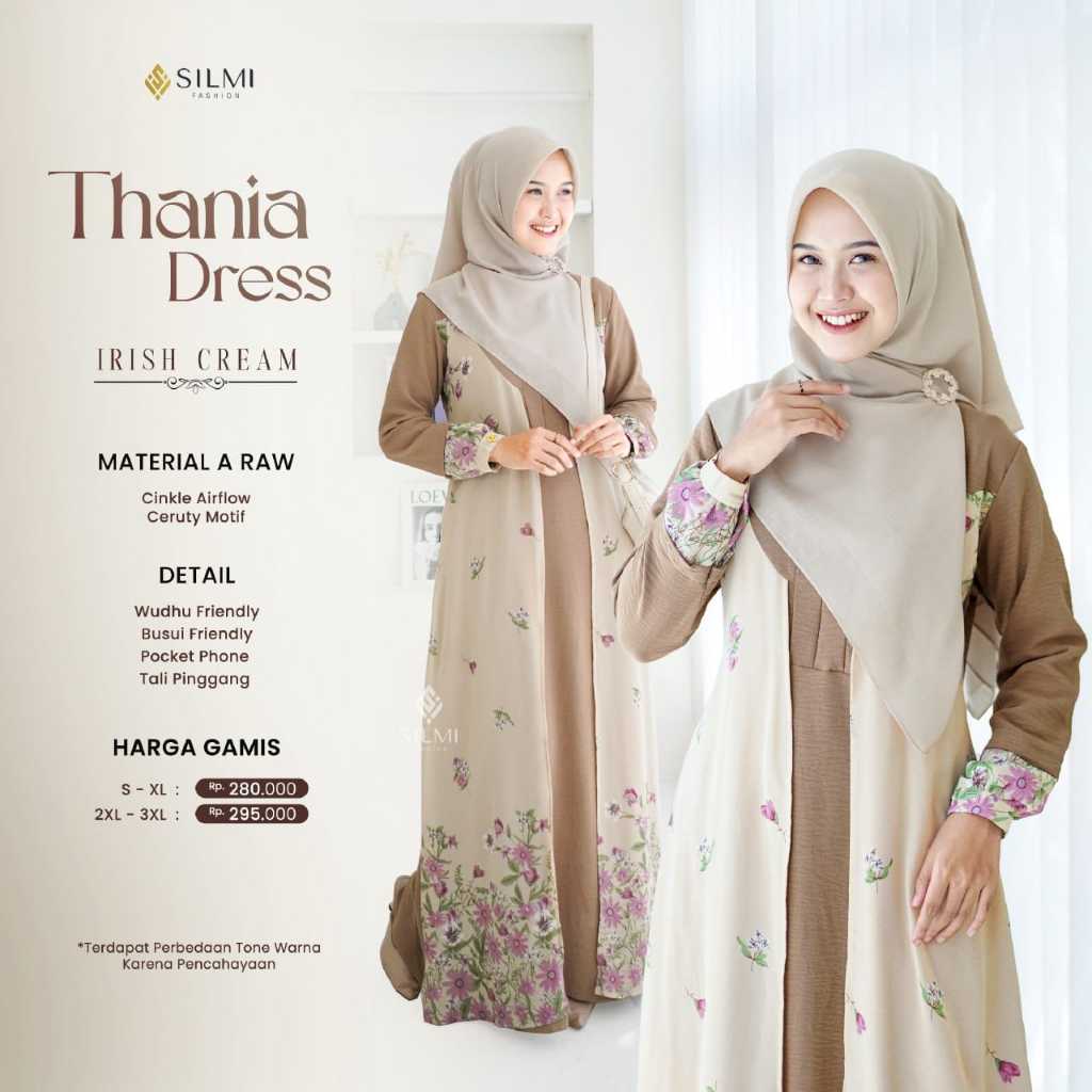 NEW COLLECTION GAMIS KONDANGAN BY SILMI FASHION // SILMI THANIA DRESS // GAMIS CRNKLE AIRFLOW