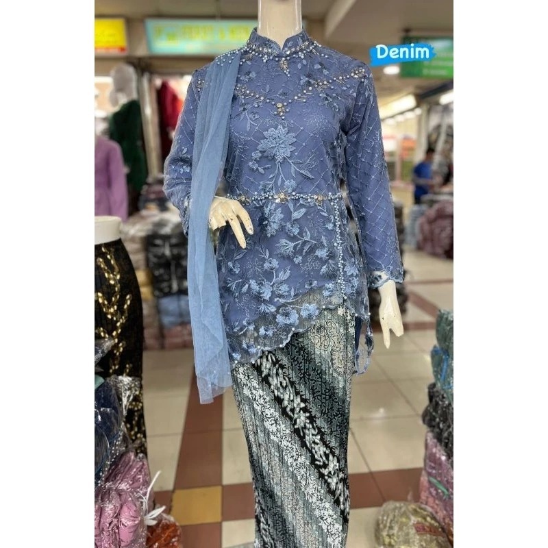Setelan Kebaya Butterfly Wisuda Sekolah Kebaya Payet Modern Kebaya Wanita Model Terbaru