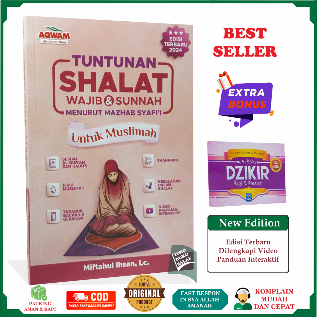 Tuntunan Shalat Wajib dan Sunnah Menurut Madzhab Syafi'i Untuk Muslimah Panduan Sholat Wanita