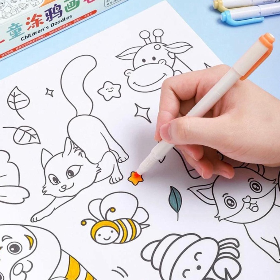 

Mewarnai Raksasa Giant Coloring Sheet Jumbo Gambar Kes Mewarnai
