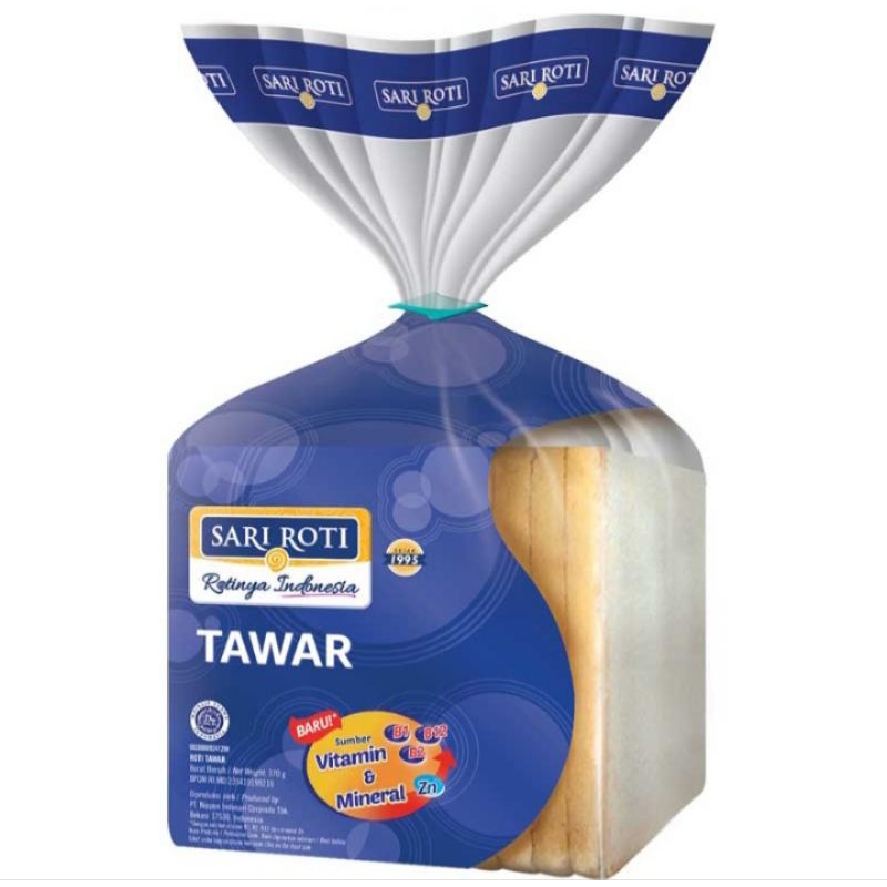 

Sari Roti Tawar biasa 360gr