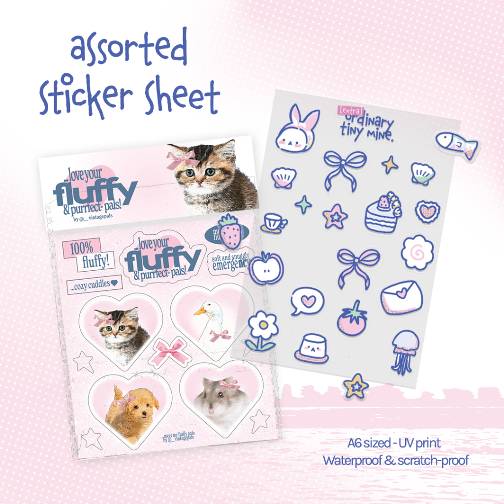 

Ready! Assorted Sticker Sheet by Vintagepals