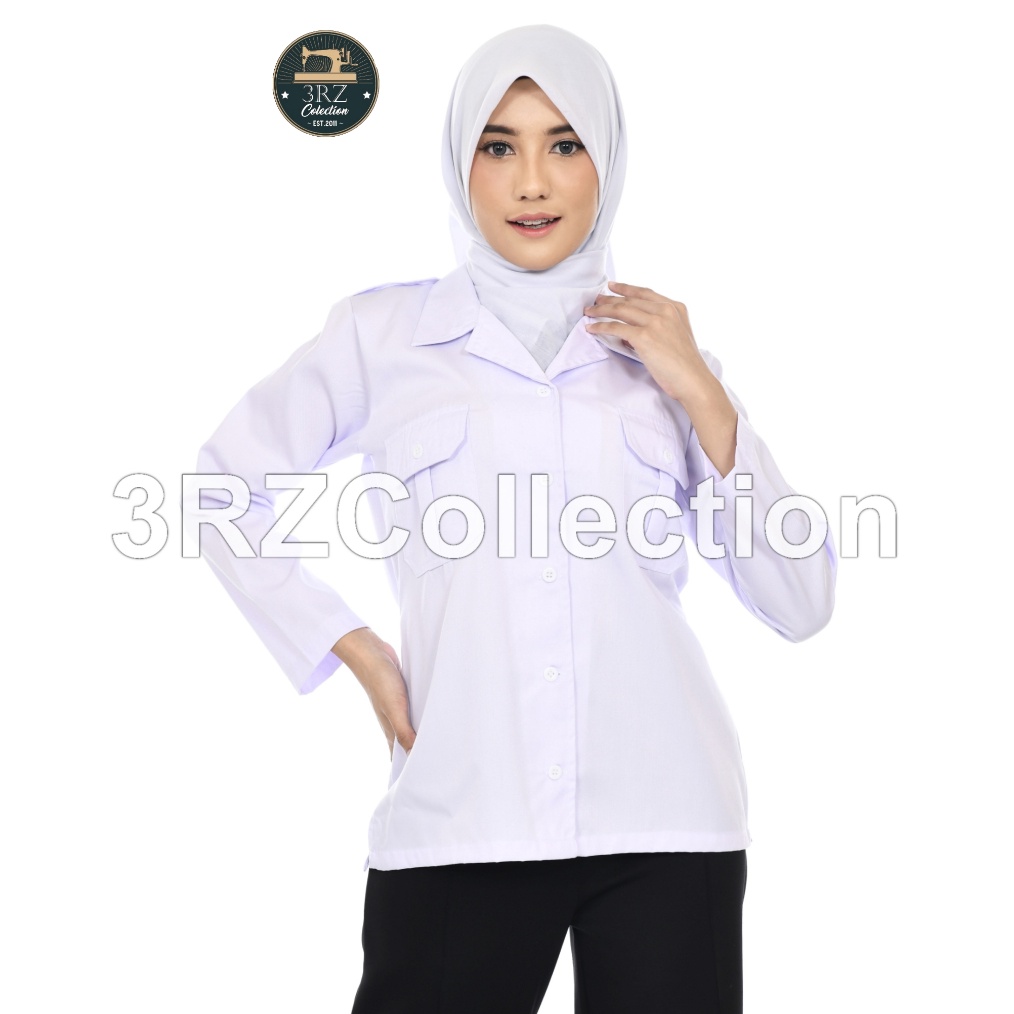 Baju Dinas Putih Pns Wanita Kemeja PDH Putih PNS Cewek Kemeja Putih PNS Wanita Baju Putih PNS Wanita