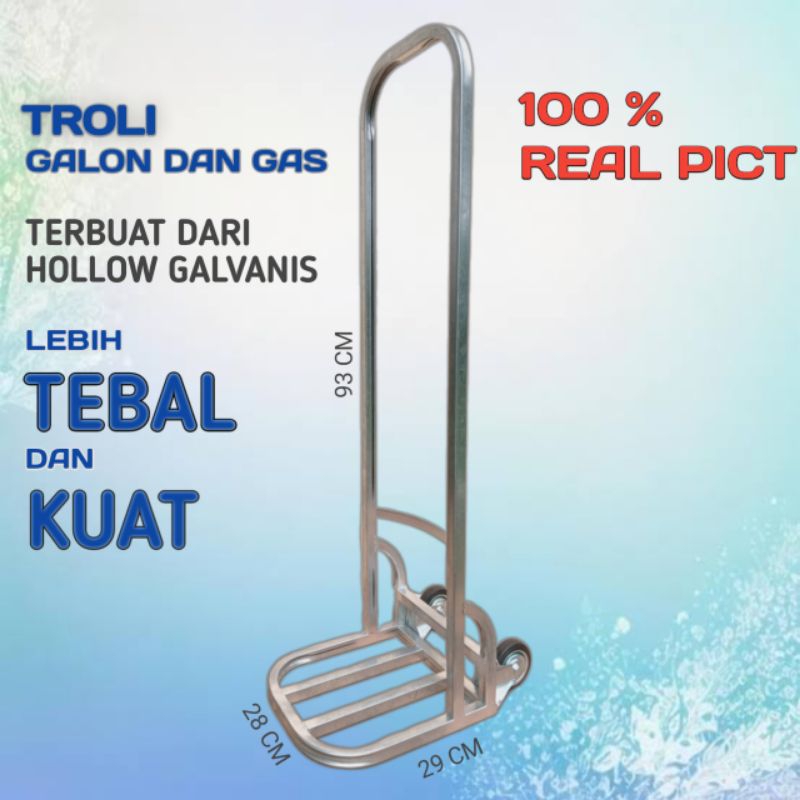 Troli Galon Troli Gas Bahan Tebal dan KOKOH