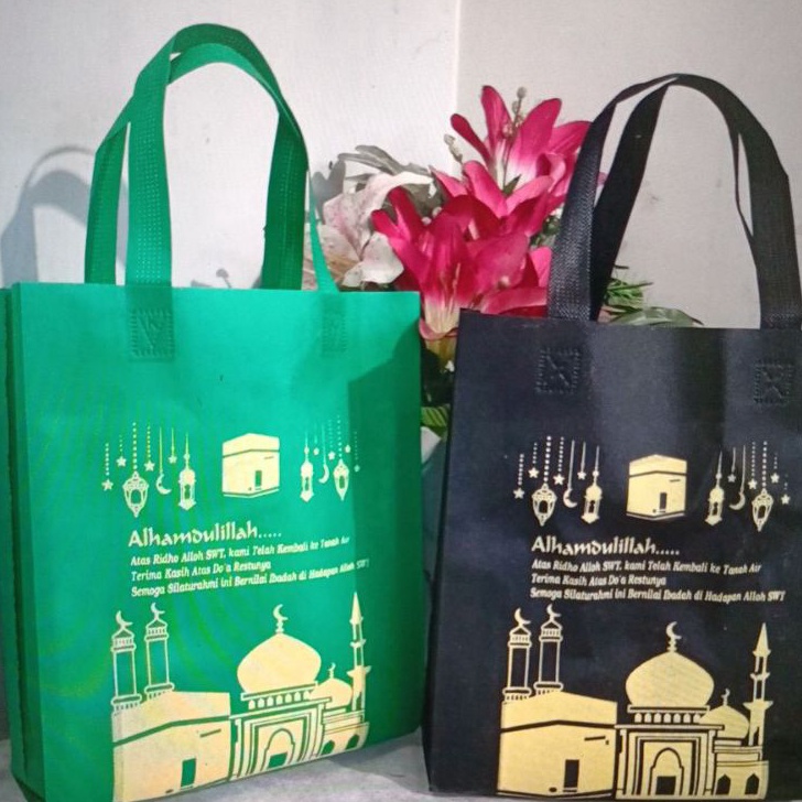 

tas dan umroh per lusin isi 12 psc