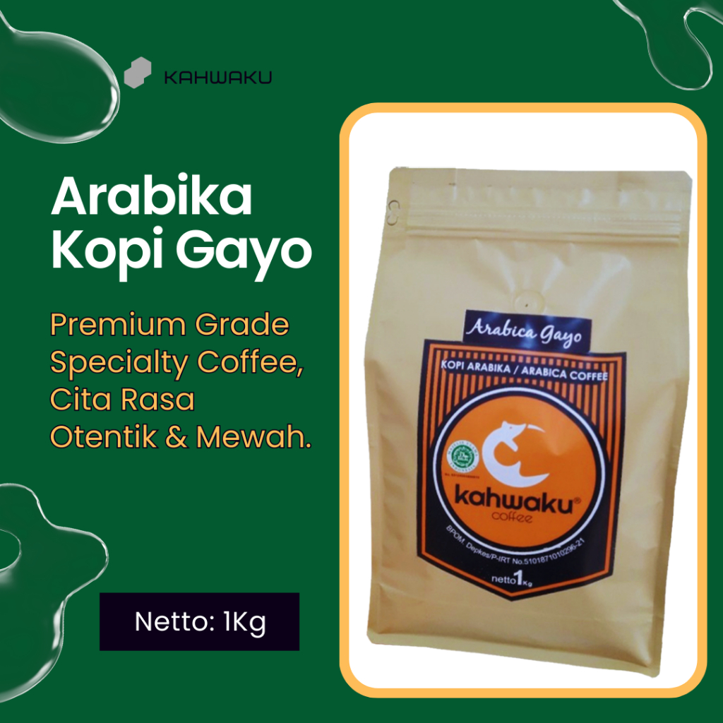 

Kopi Gayo Arabika Bubuk Biji Sangrai 1Kg – Premium Grade Specialty Coffee, Cita Rasa Otentik & Mewah