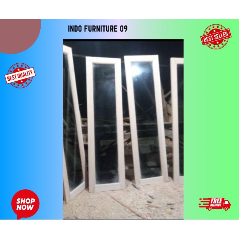 kusen jendela kayu jati jendela rumah kayu jati ukuran 150cm×40cm