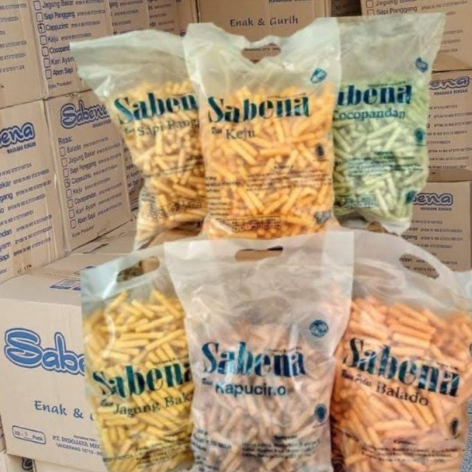 

Camilan Halal enak murah SABENA SNACK STIK 360g