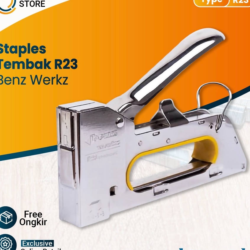 

GROSIR Stapler R23 Staples Tembak Ergonomic By Benz R23