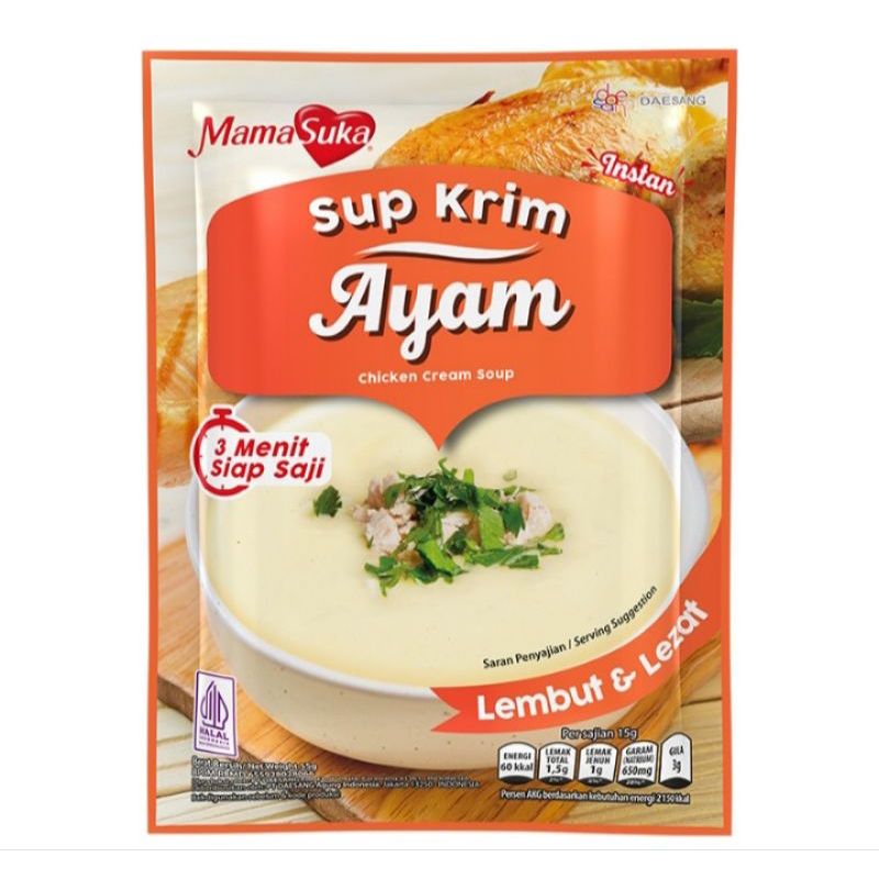

Sup Krim Ayam /Jamur 55gr