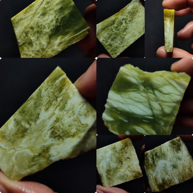 Serpentine motif / bongkahan serpentine motif / lempengan serpentine motif