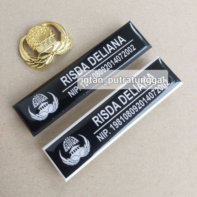 Papan Nama Logo Korpri + Pin Korpri