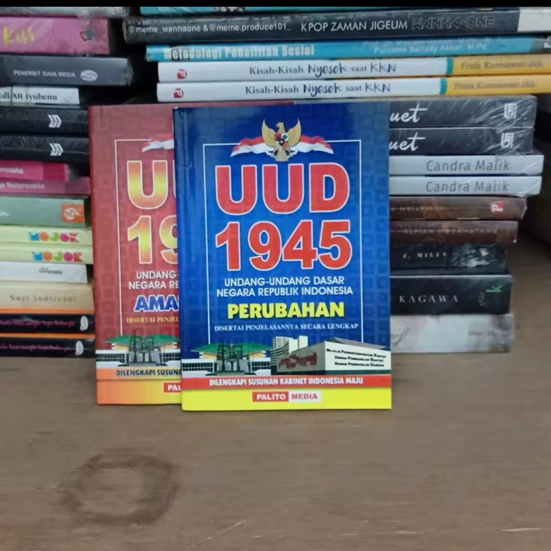 UUD 1945 Amandemen Kabinet Terbaru 2019-2024 Kecil