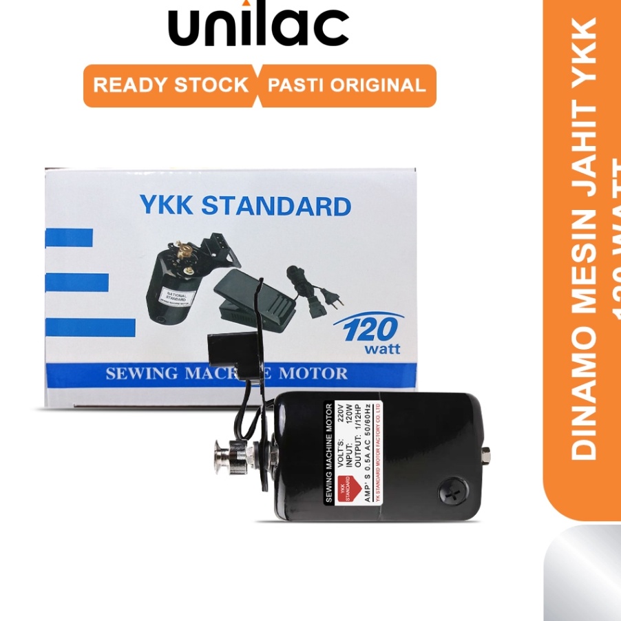 BARANG ORIGINAL Dinamo Mesin Jahit YKK 12 Watt  Sewing Machine Motor YKK Dinamo Mesin Obras YKK 1wat