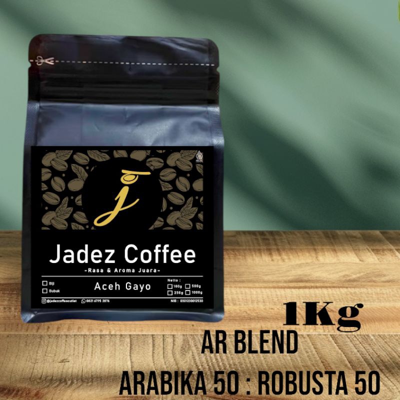 

Kopi AR Blend Arabika dan Robusta 50:50 Original 1Kg - Biji / Bubuk