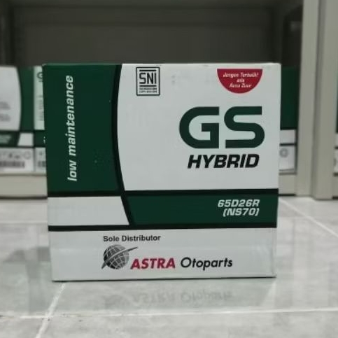 Aki Mobil Isuzu Panther GS ASTRA HYBRID NS70 / 65D26R Aki Basah