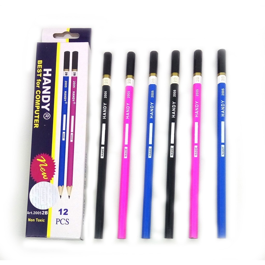

Pensil 2B handy / Pensil Komputer / jual satu pack isi 12 pcs