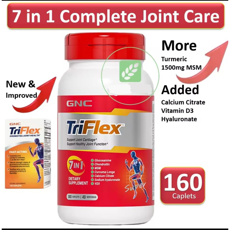 GNC Triflex 7 in 1 / GNC Triplex Joint Supplement / Vitamin Otot Sendi