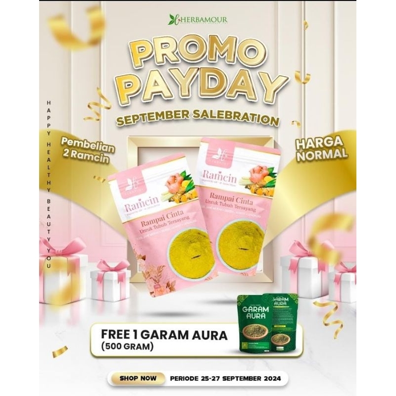 

Promo September Ramcin Free Garam Aura