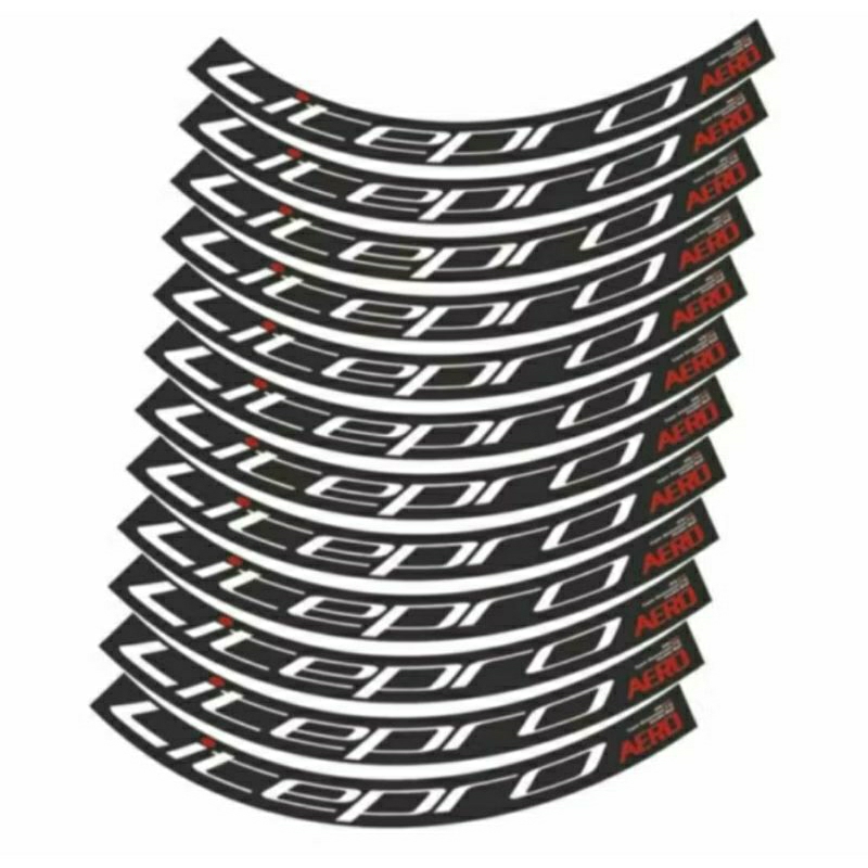 stiker decal litepro velg rim sepeda lipat folding bike ring 20 inch 406 lebar 3 cm