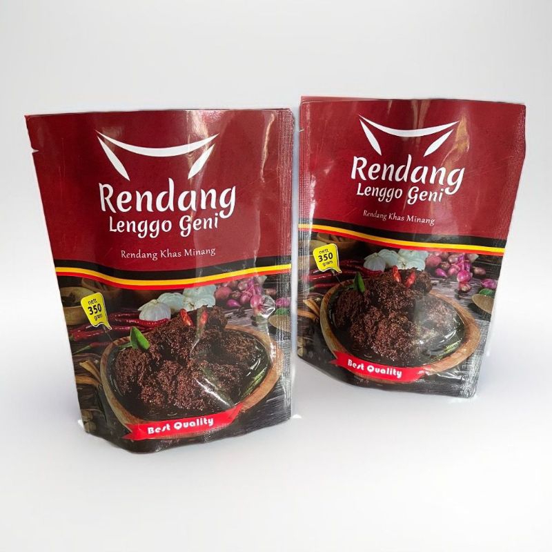 

Rendang Lenggo Geni daging sapi 700 gram