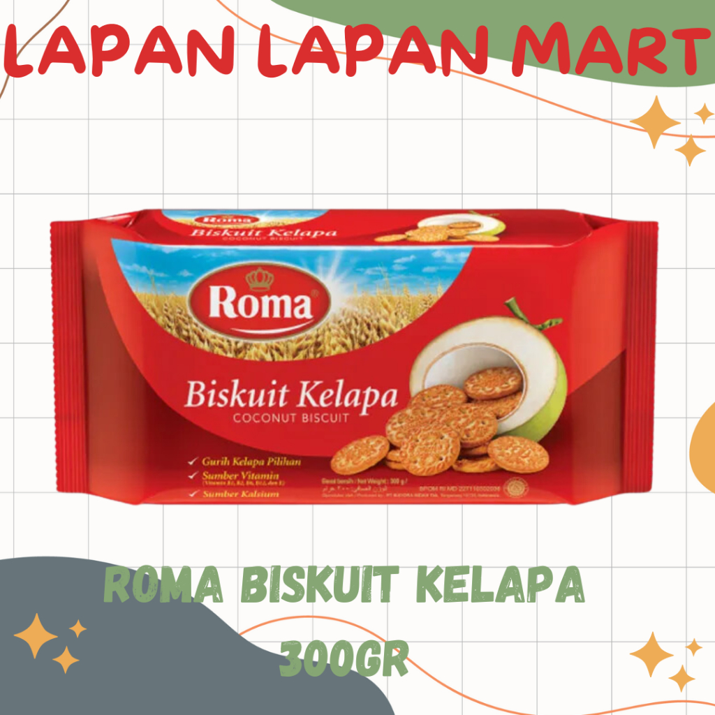 

Roma Biskuit Kelapa 300gr