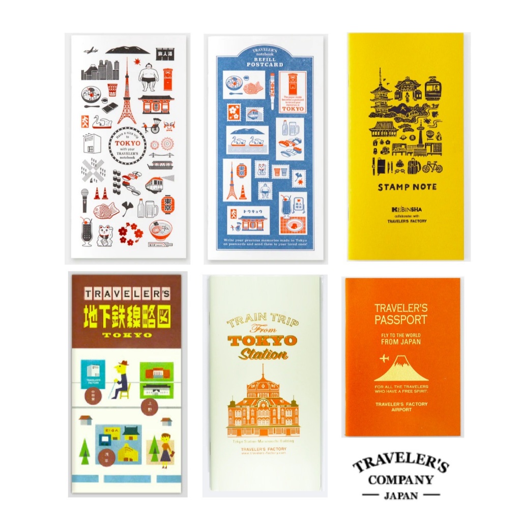 

Traveler's Notebook Special Edition Refill - Passport & Reguler Size (Narita, Tokyo Station, etc)