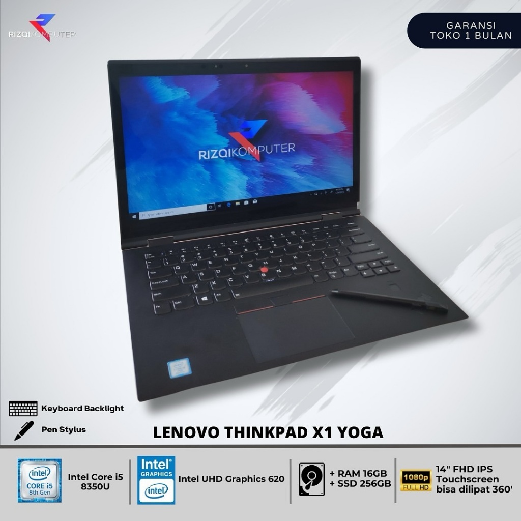 Lenovo Thinkpad X1 Yoga Intel Core i5 - 8350u Ram 16GB SSD 256GB