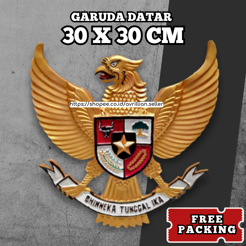 Garuda Pancasila Patung Garuda Hiasan Dinding Lambang Fiber Lambang Negara Burung Garuda Gold Fiber 