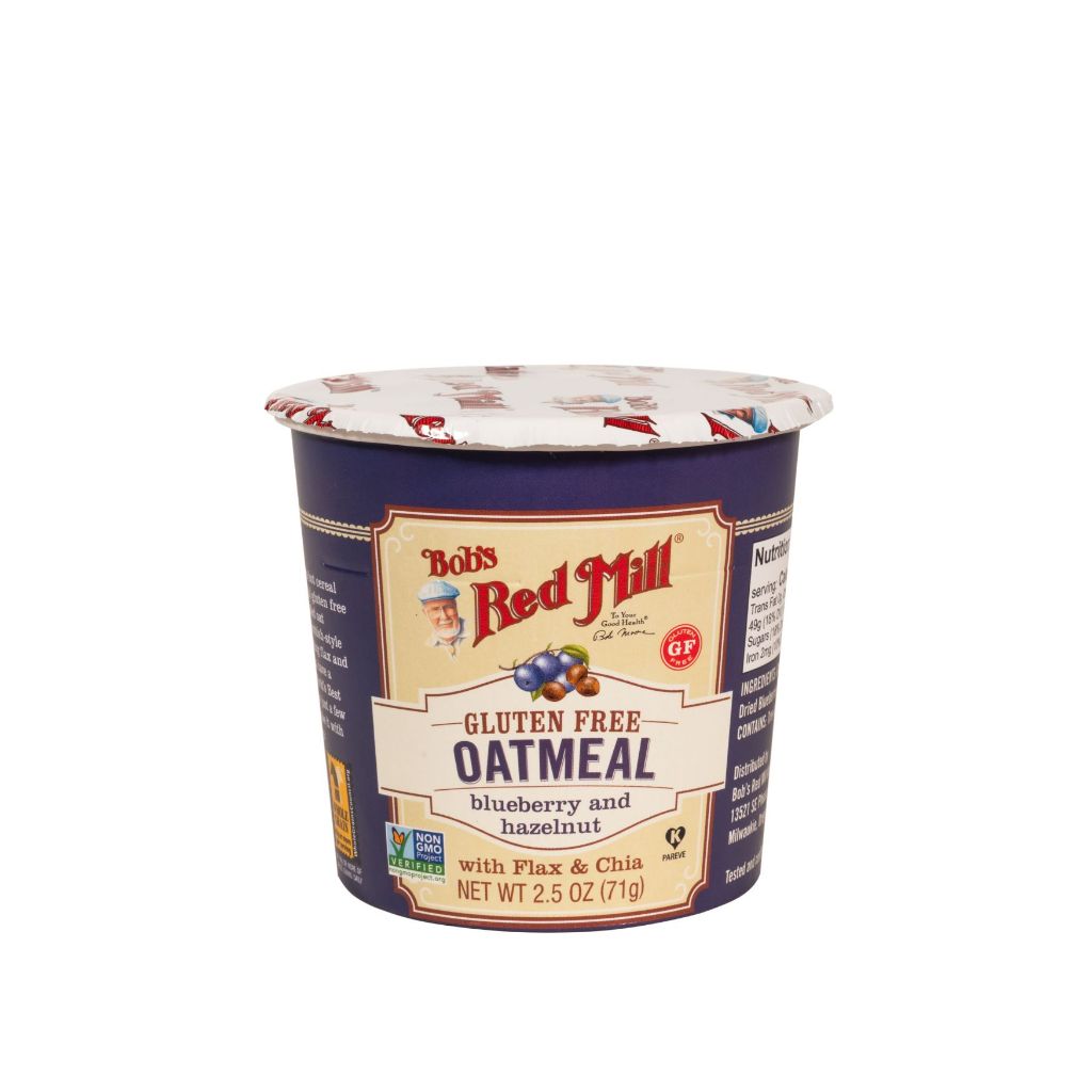 

Bob's Red Mill Gluten Free Oatmeal Blueberry & Hazelnut Cup 71 gr