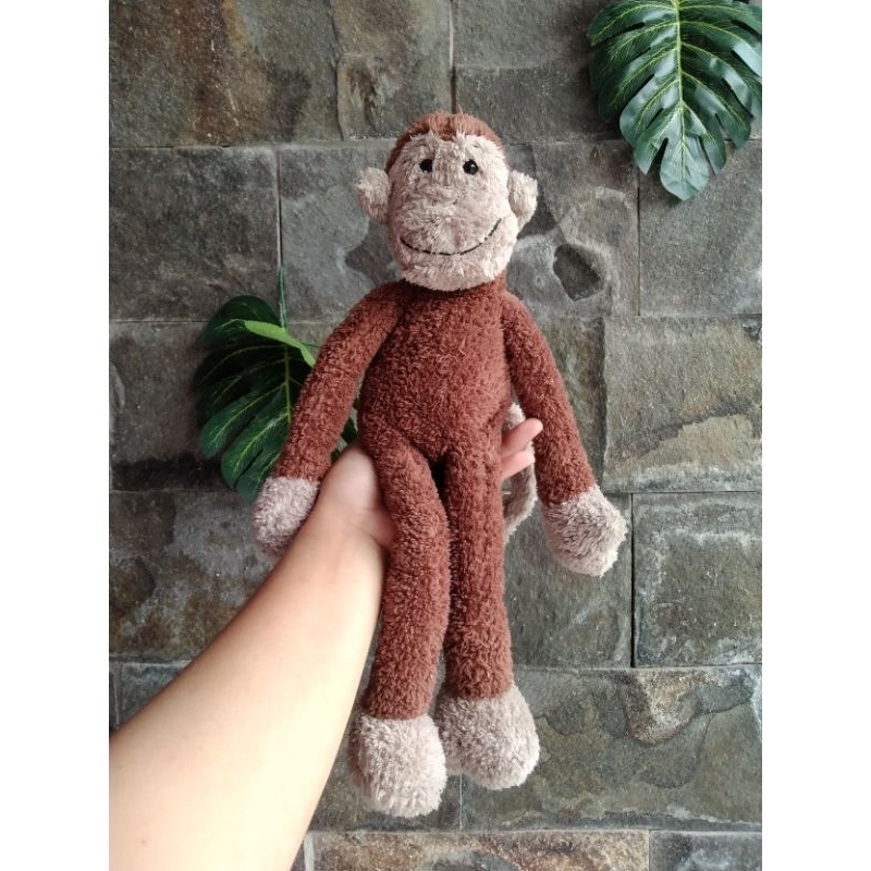slackajack monkey size medium by jellycat