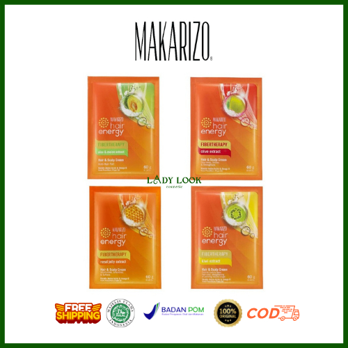 LADY LOOK | Makarizo Hair Energy Creambath Sachet 15 30 60 ml
