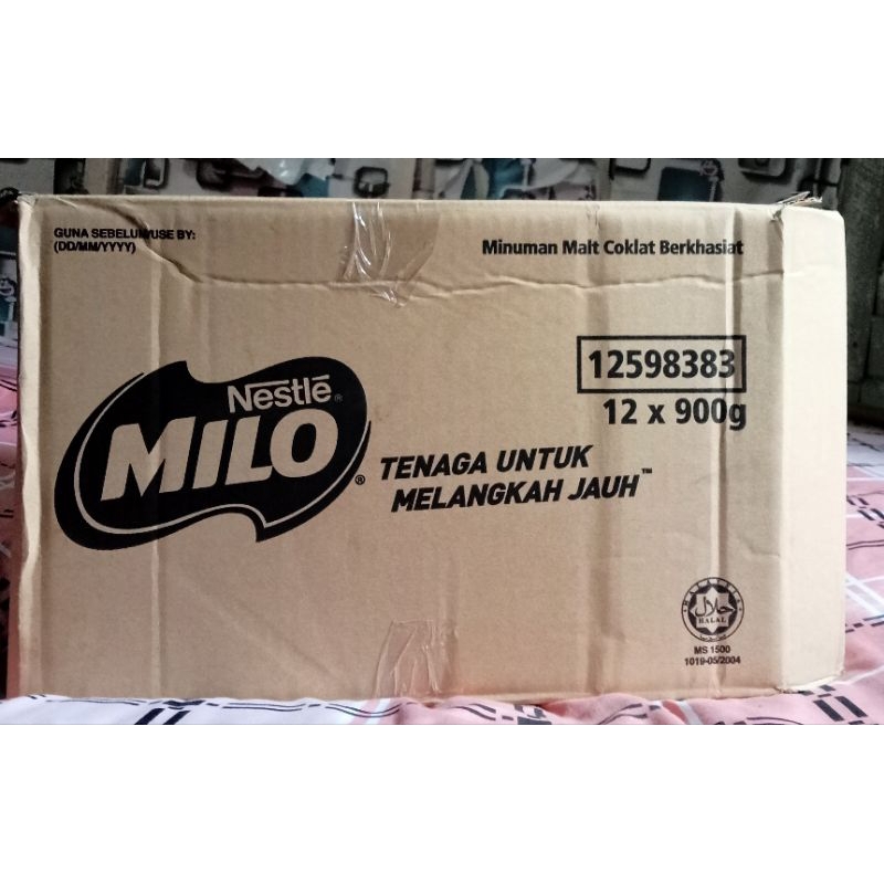 

milo 900g (satu kotak)