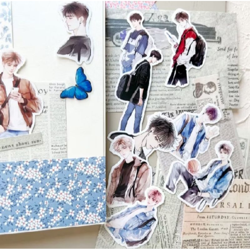 

(Kindly) Stiker Karakter - Girls & Boys Sticker - Schooldays Sticker Series - Stiker Dekorasi Buku Jurnal Scrapbook DIY