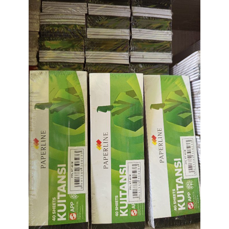 

BUKU KUITANSI / KWITANSI PAPERLINE BESAR SEDANG KECIL (PAK) ISI 10 BUKU