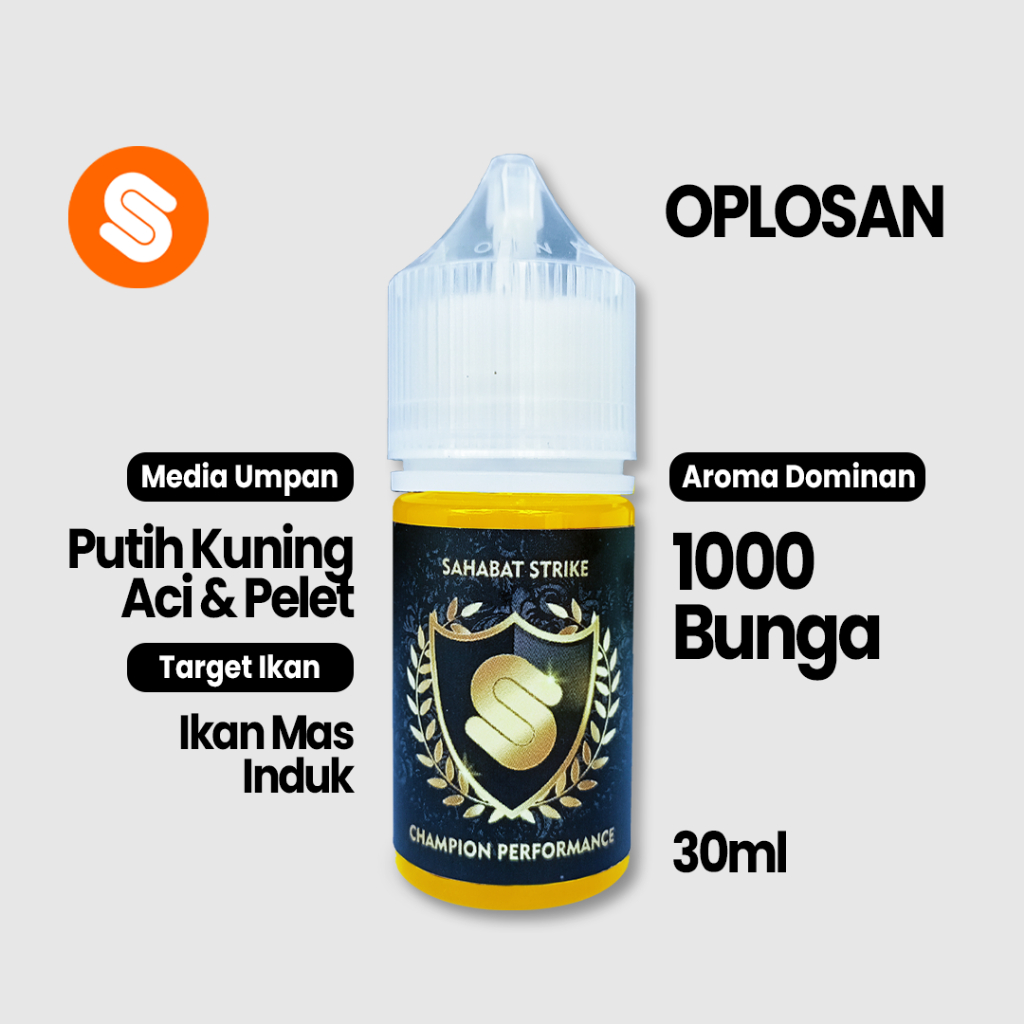 Essen Oplosan Khusus Induk Babon Ikan Mas Seribu Bunga 30ml