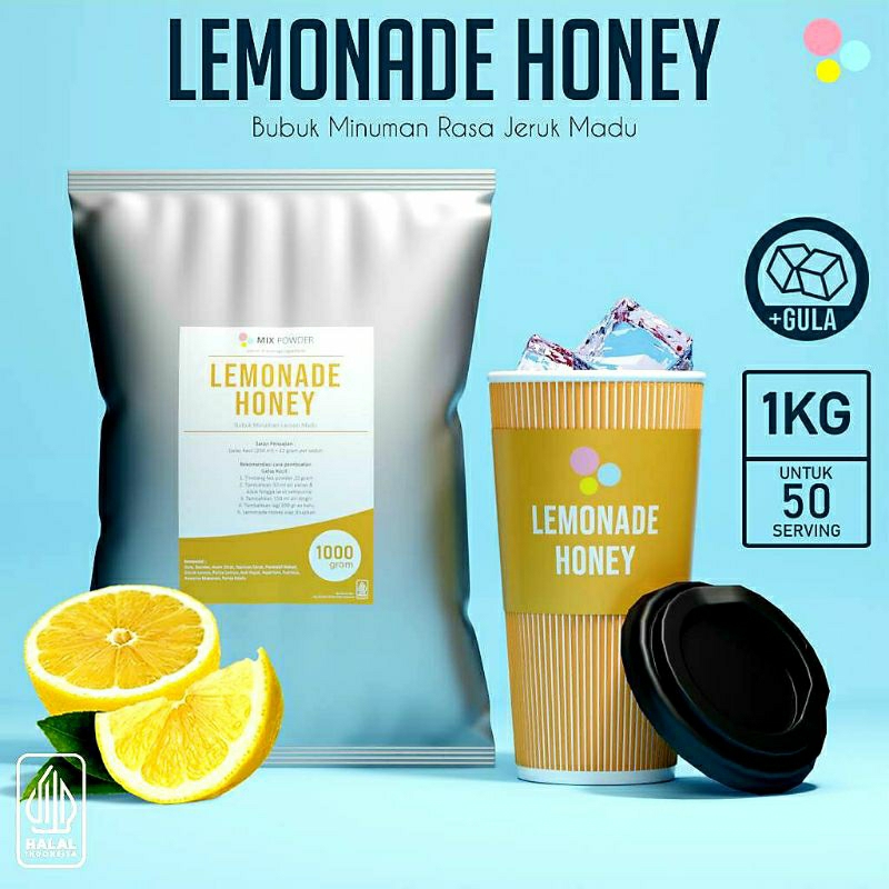 

Le Amor minuman bubuk lemon madu lemonade honey kemasan 1kg