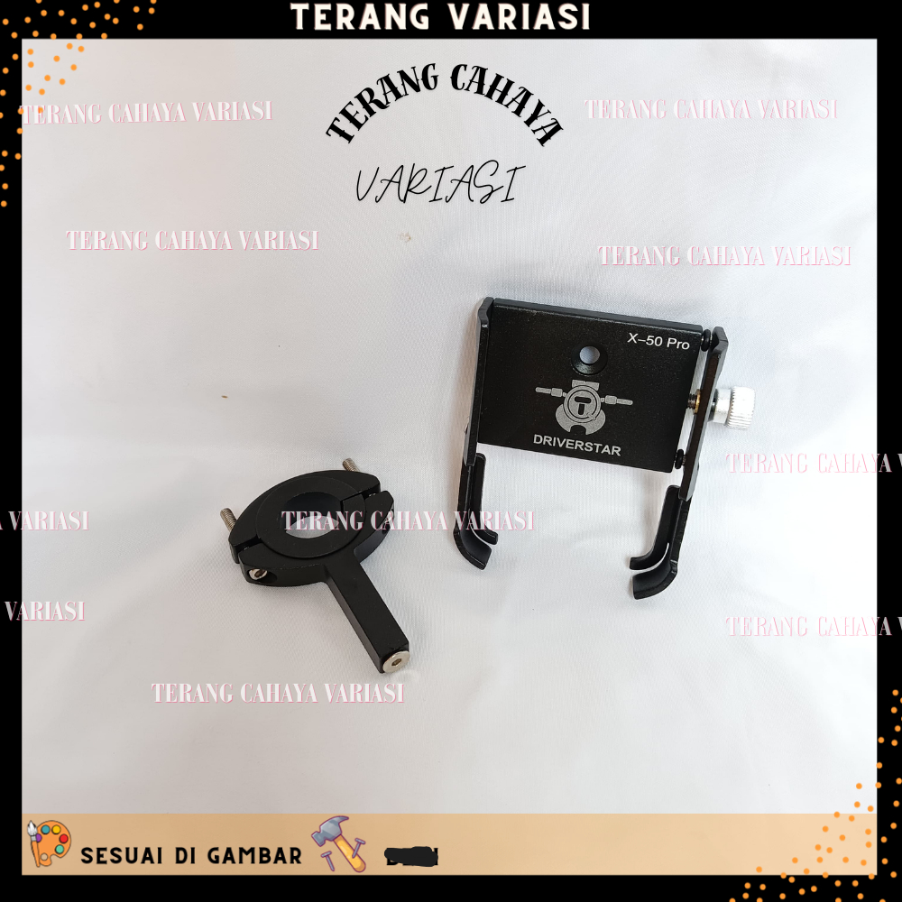 HOLDER STANG MOTOR FULL BESI PENYANGGA HP MOTOR SEPEDA HOLDER HANDPHONE NMAX AEROX LEXI BEAT VARIO G