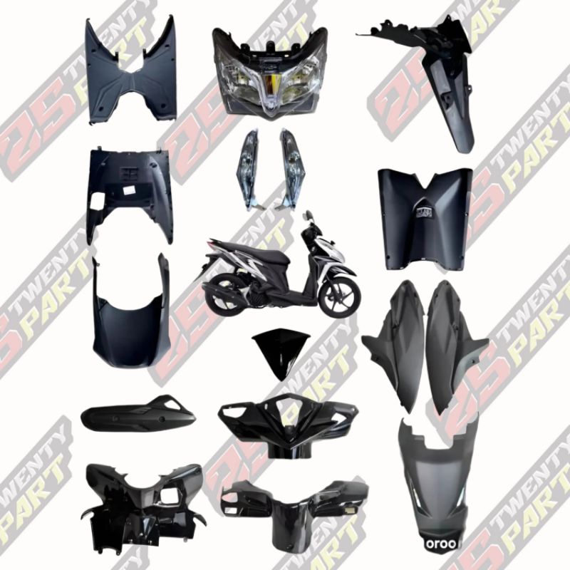 BODY KASAR VARIO 125 OLD BOHLAM 2012-2014 - COVER BODY VARIO 125 CBS 2012-2014 - BODY DOFF VARIO 125