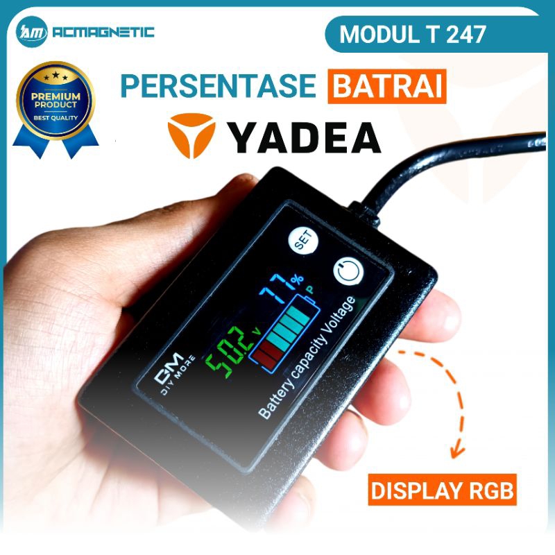 RB Supnova Battery indikator Batrai Sepeda/Motor listrik Uwinfly/goda/Yadea/modul T 247