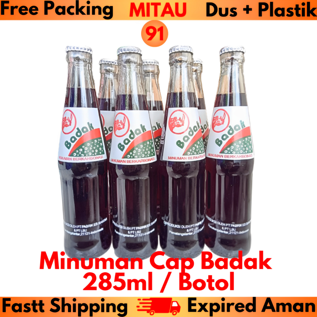 

Minuman Cap Badak 285ml / Botol Beli 12 Botol Lebih Murah