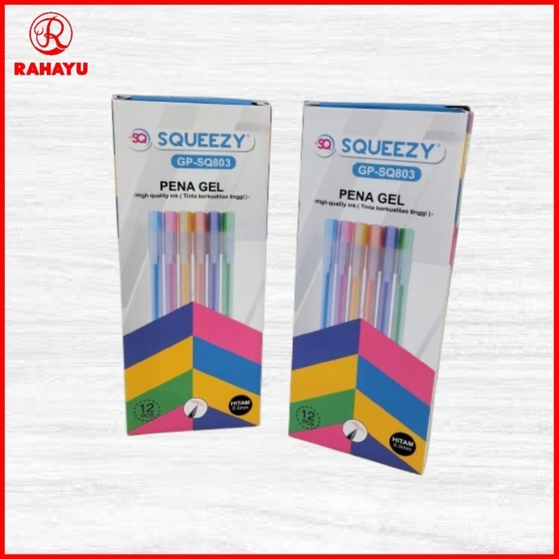 

PULPEN GEL SQUEEZY 0,5mm tinta hitam