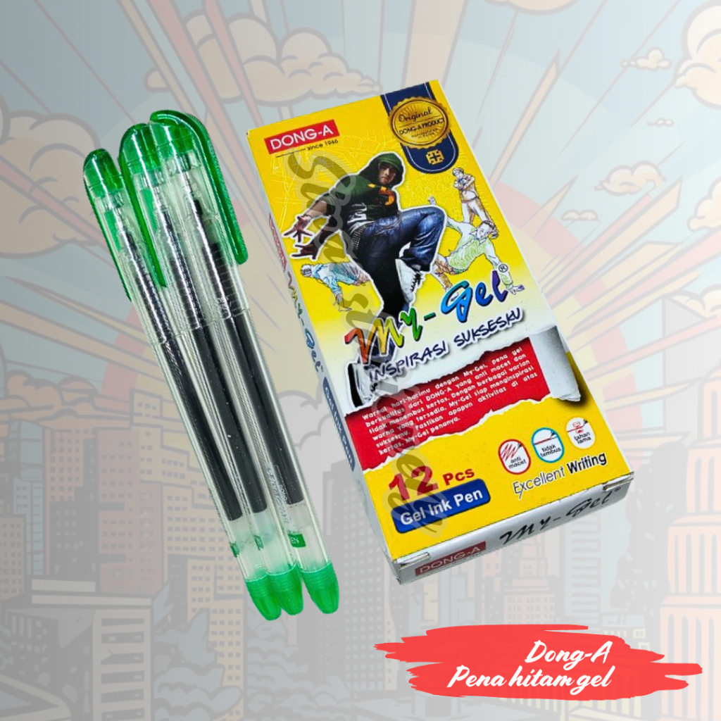 

Pena my gell dong-a hijau