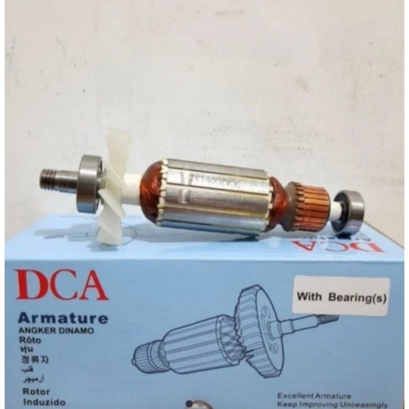 ARMATURE MAKTEC MT190 MT191 ANGKER ROTOR MESIN SERUT MAKTEC MT 190 MT 191 DCA