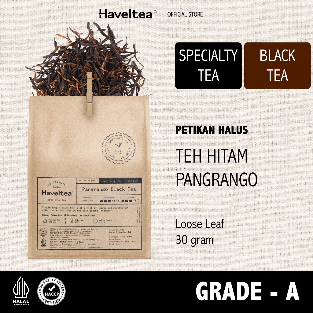 

PANGRANGO BLACK TEA | The Grand Cru | Haveltea | Teh Hitam | Loose Leaf