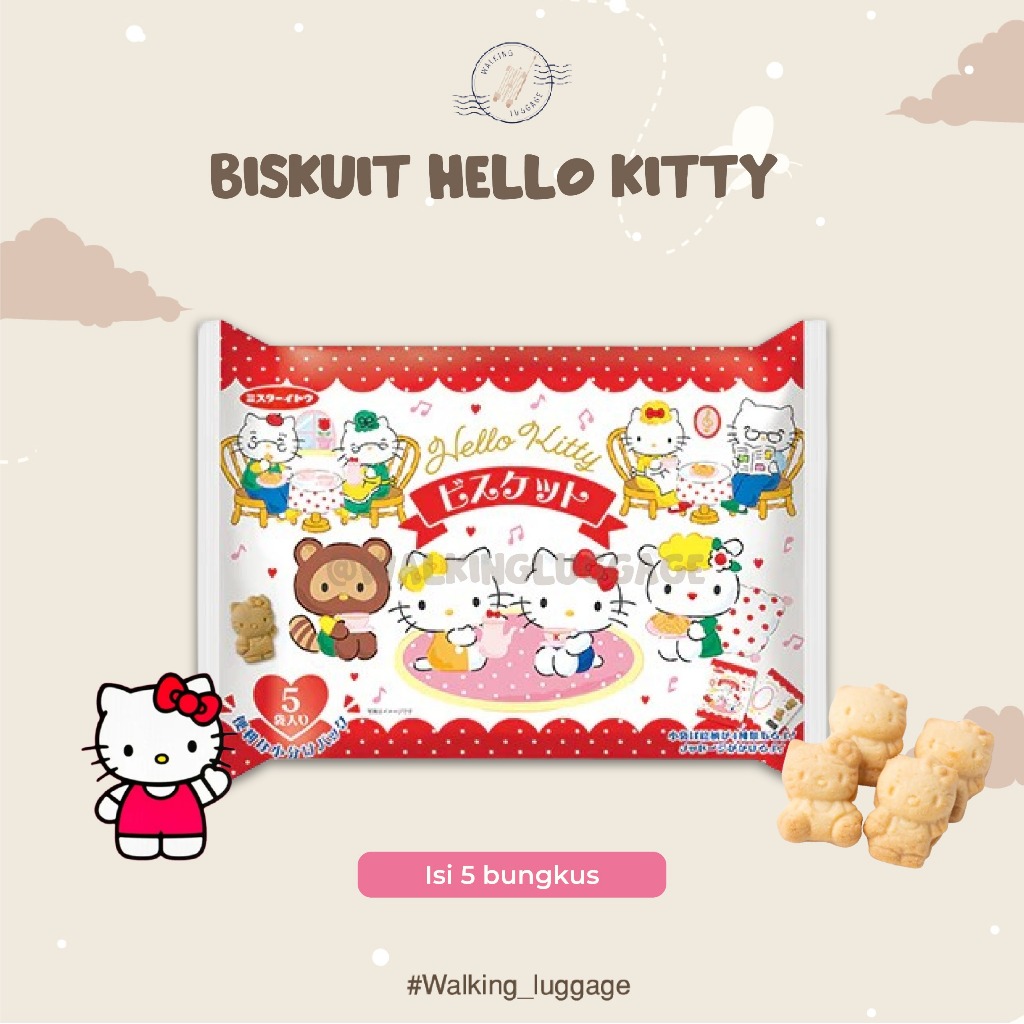 

Mr Ito Hello Kitty Biscuit | Biskuit Hello Kitty | Snack Jepang