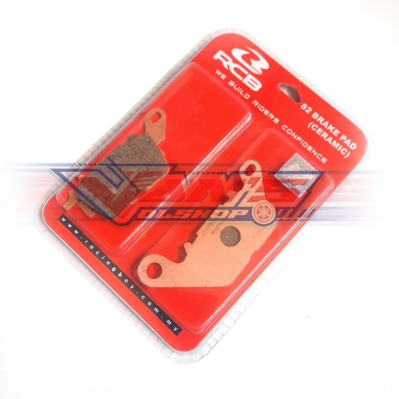 Kampas Rem RCB S Series All Nmax 155, All Aerox 155, All Lexi, Fazzio, Freego, Grand Filano, Gear 12