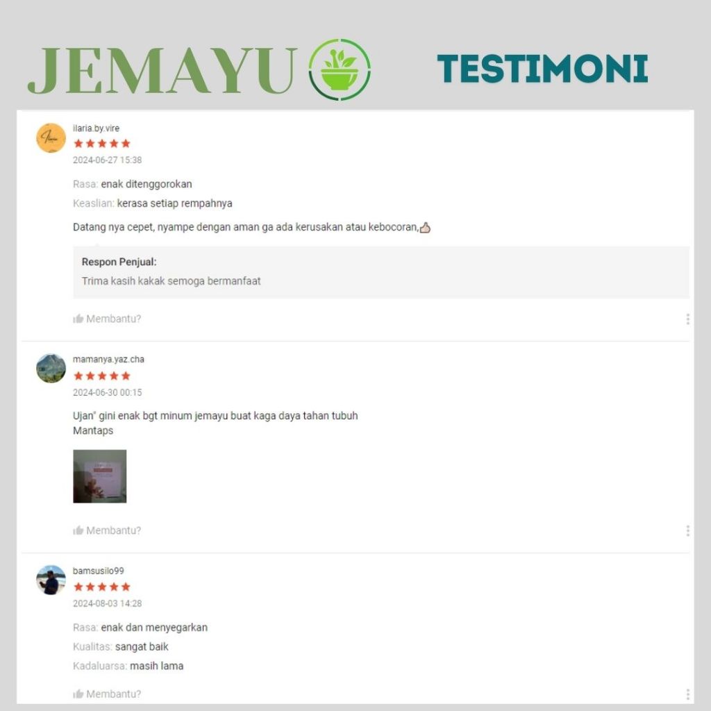 

Jamu Jahe Merah Ginseng Gula Aren 100 Gram